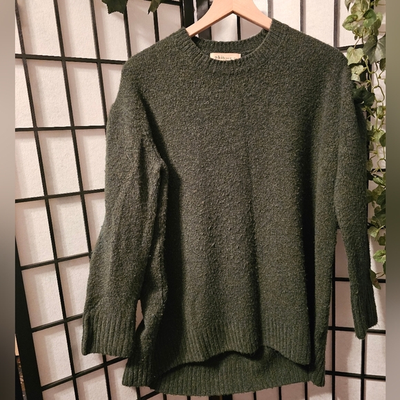 Philosophy Forest Green Crewneck Sweater Oversized XS - Picture 1 of 4